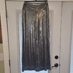 Metalic Wide Leg Disco Pants!! ✨️